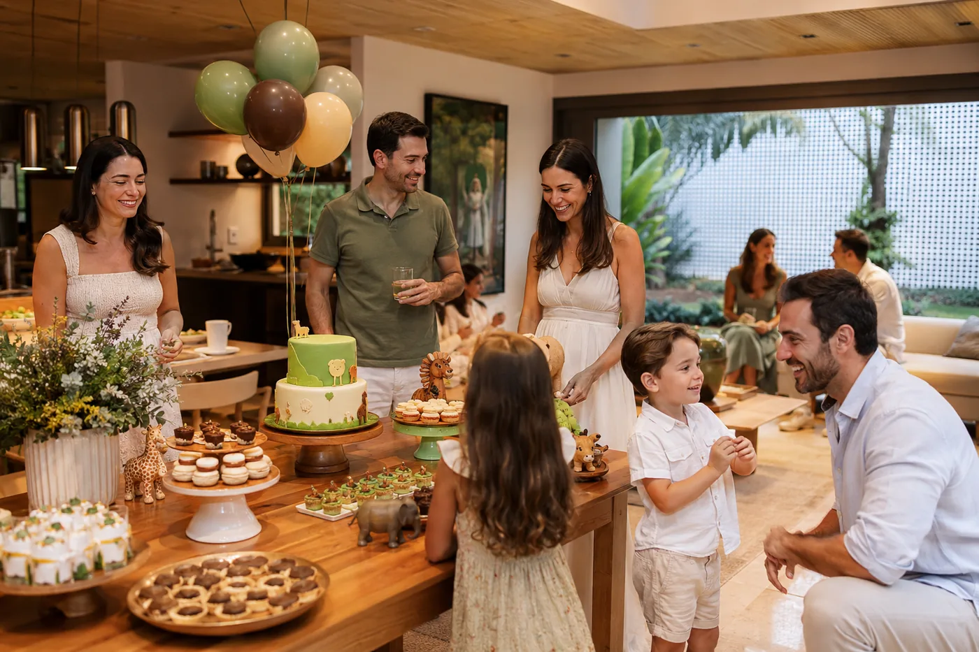 Festa infantil em casa: como usar decoração minimalista sem perder o encanto